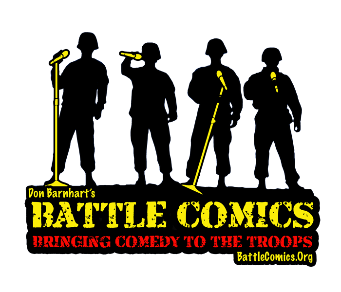 Don Barnhart Entertaining The Troops With Battle Comics
